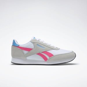 Reebok Royal Classic Jogger 2.0 Turnschuhe Damen - Grau/Weiß/Rosa/Blau - DE 463-KRI